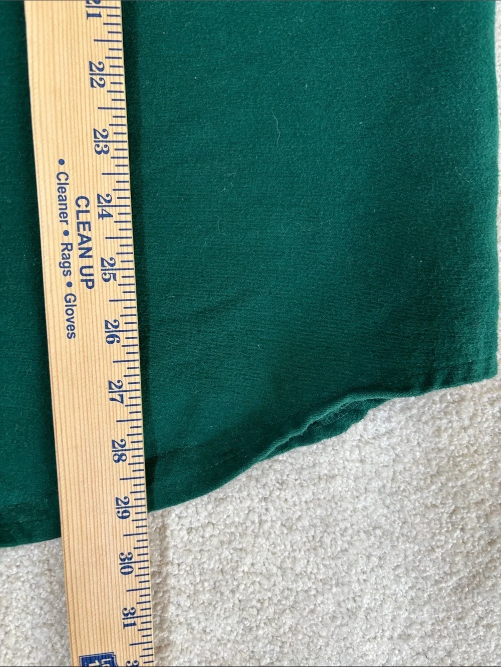 J Crew Heavyweight Chamois Flannel Work Green Button Shirt Soft Cotton Men Large